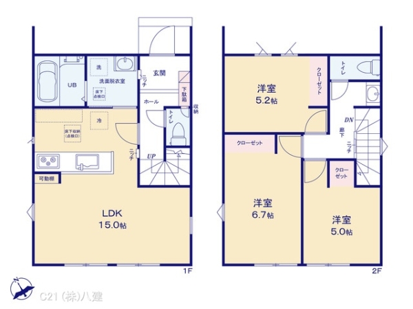 柏市かやの町の新築一戸建