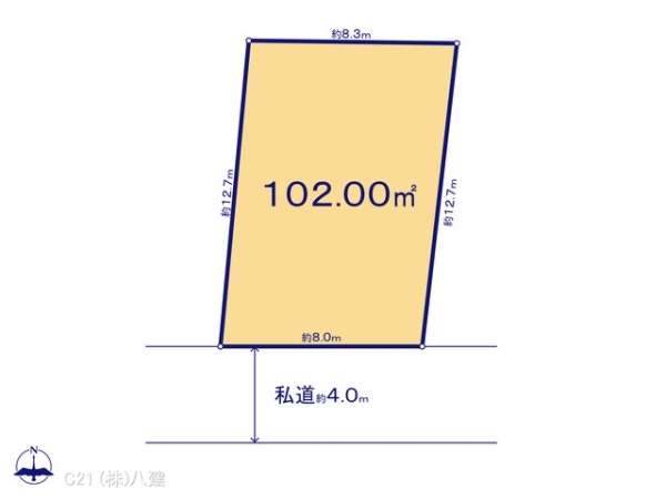 流山市大字東深井の売土地