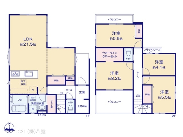 流山市三輪野山１丁目の新築一戸建