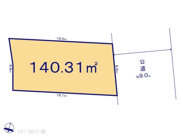 流山市松ケ丘２丁目の売土地