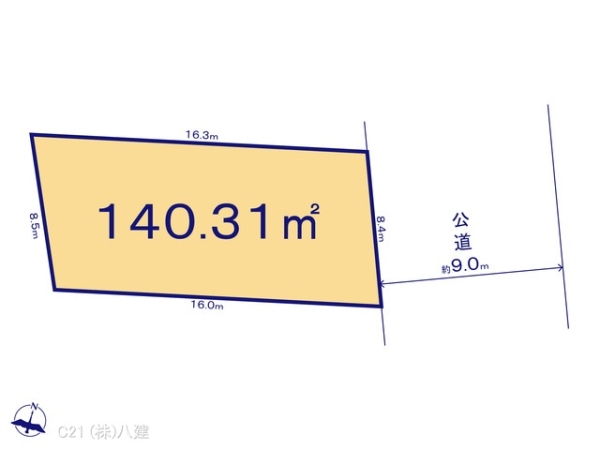 流山市松ケ丘２丁目の売土地