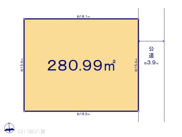 流山市江戸川台東３丁目の売土地