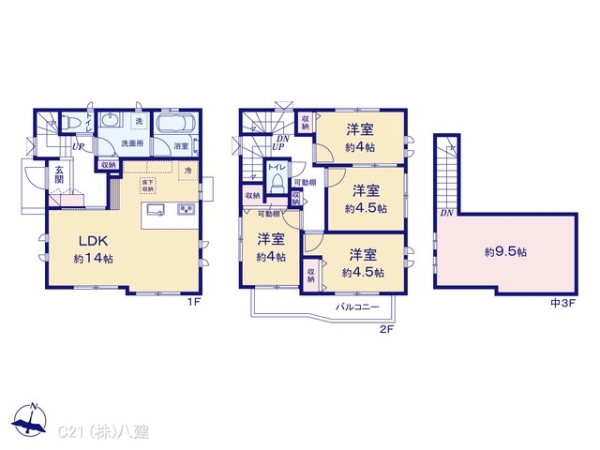 柏市南増尾３丁目の新築一戸建