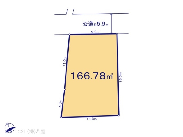 柏市中新宿１丁目の売土地