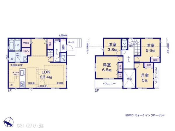 柏市柏の葉５丁目の新築一戸建