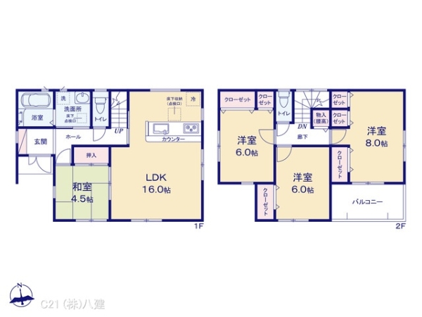 松戸市六高台２丁目の新築一戸建