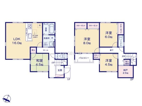 野田市中野台の新築一戸建