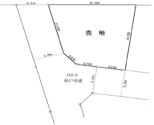 松戸市六高台５丁目の売土地
