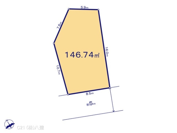 柏市戸張の売土地