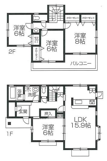 野田市桜台の中古一戸建て