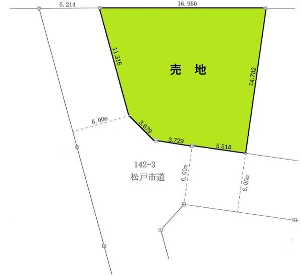松戸市六高台５丁目の売土地