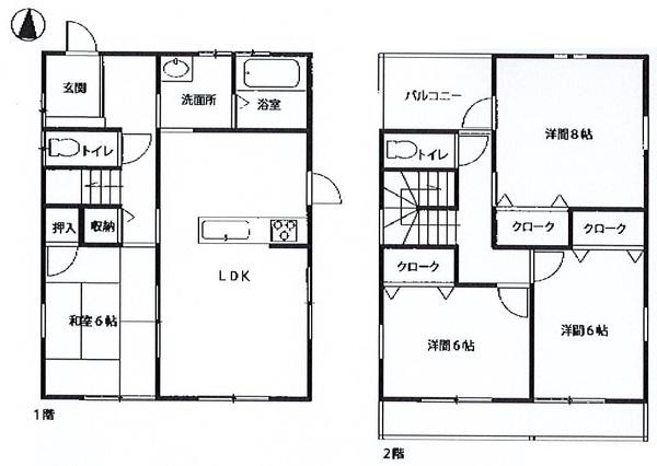 岡崎市大平町字欠下の中古一戸建て