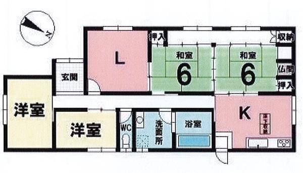 岡崎市山綱町字下中野の中古一戸建て