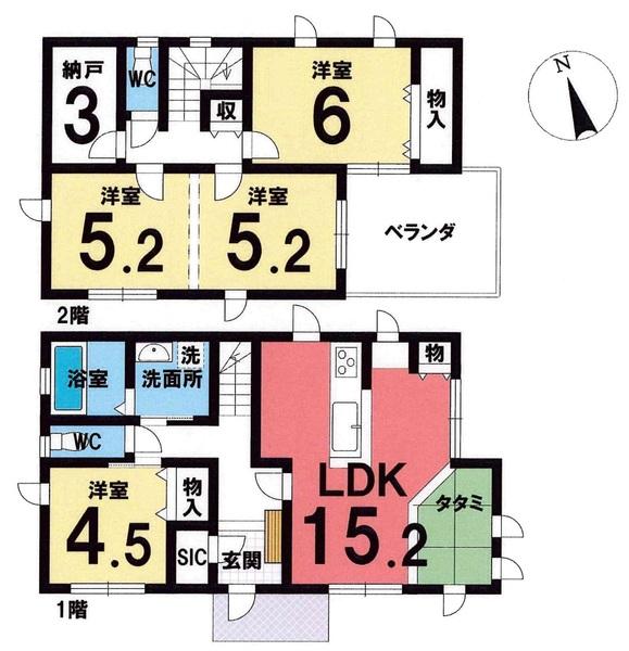 岡崎市北本郷町字野添の中古一戸建て