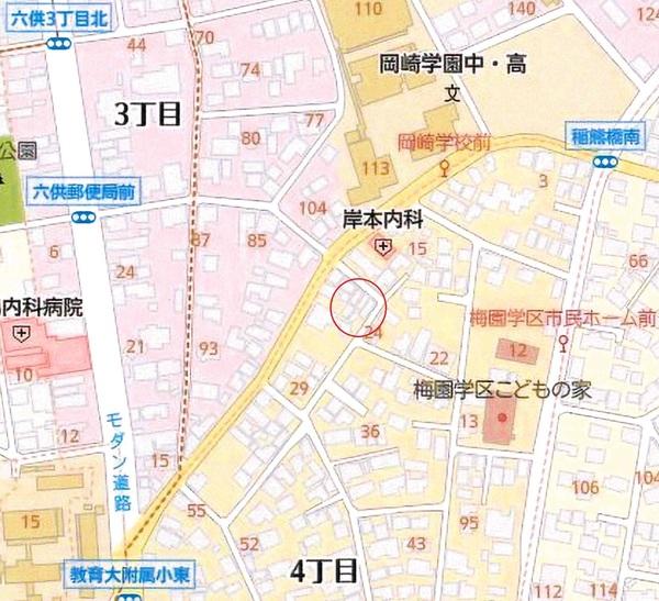 岡崎市稲熊町字４丁目の土地