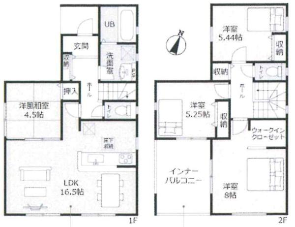 豊川第55為当町　全3棟・1号棟