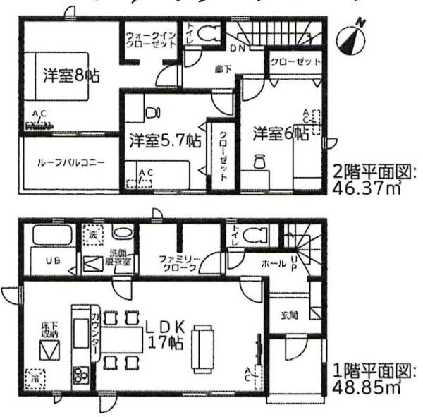 碧南市岬町22-1期　全４棟・3号棟