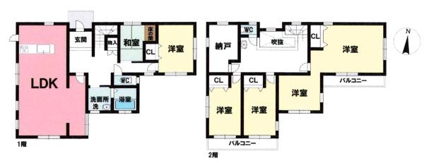 岡崎市樫山町字井浪の中古一戸建て