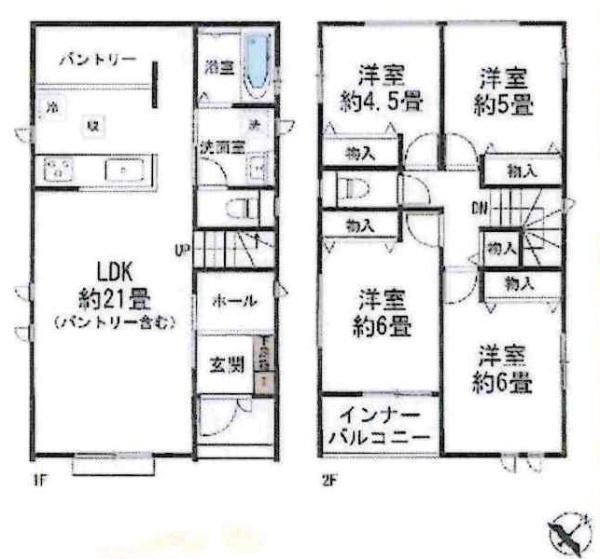 豊田市市木町3期　全4棟・B号棟