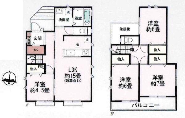 豊田市宝来町　全2棟・1号棟
