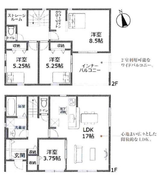 豊川第64御津町　全3棟・1号棟