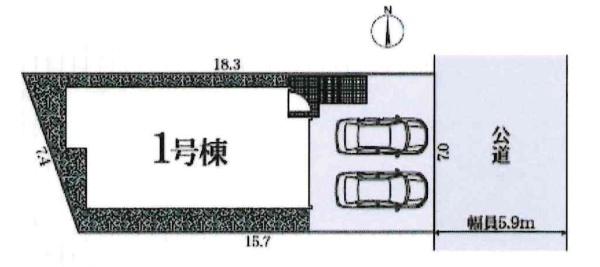 豊田市明和町第2　全1棟・1号棟
