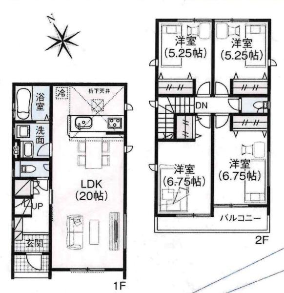 高浜市屋敷町　全3棟・1号棟