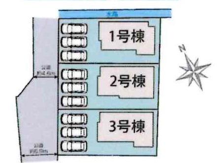 豊川市御津町大草　全3棟・3号棟