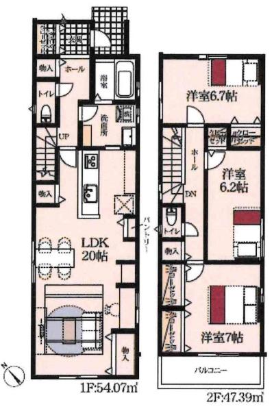 豊田市清水町第1　全2棟・2号棟