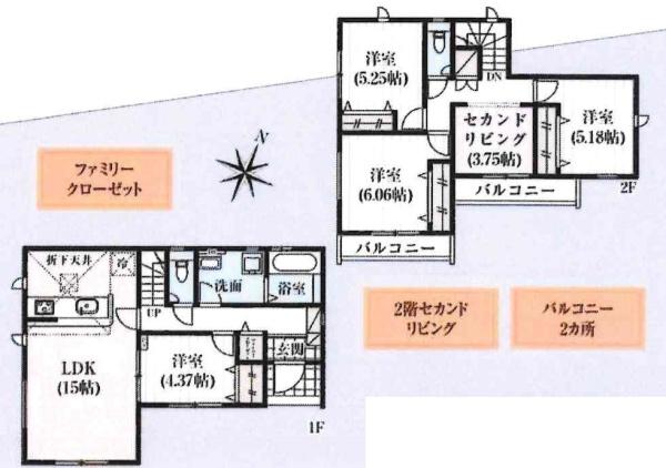 豊田市永覚新町　全6棟・1号棟