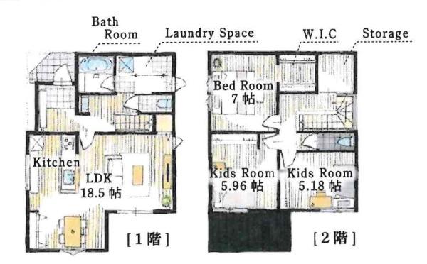 西尾市今川町中屋敷　全14棟・K棟