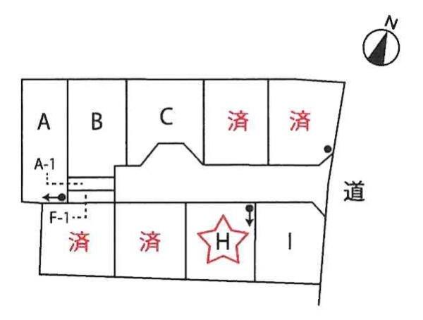 西尾市道光寺町山田　全9棟・H棟