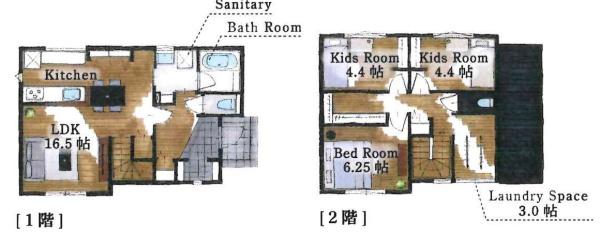 西尾市道光寺町山田　全9棟・I棟
