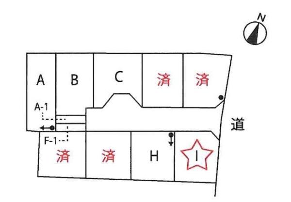 西尾市道光寺町山田　全9棟・I棟