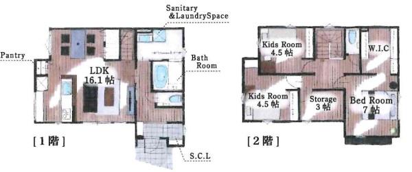 西尾市米津町2期　全6棟・D棟