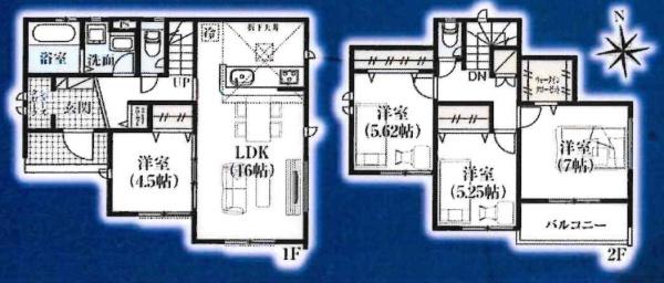 蒲郡市清田町　全2棟・1号棟