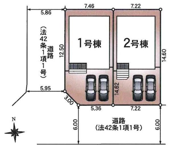 豊田市泉町第3　全2棟・1号棟