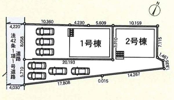 豊川市篠束町第4　全2棟・1号棟