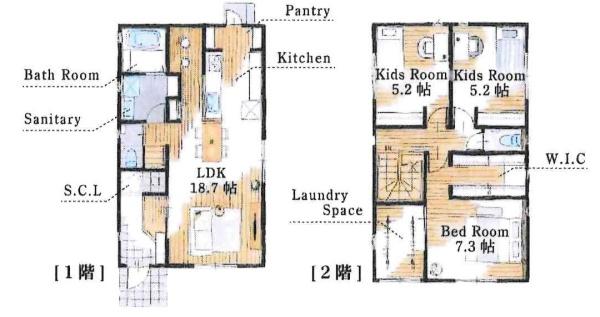 西尾市今川町浅間　全5棟・C棟