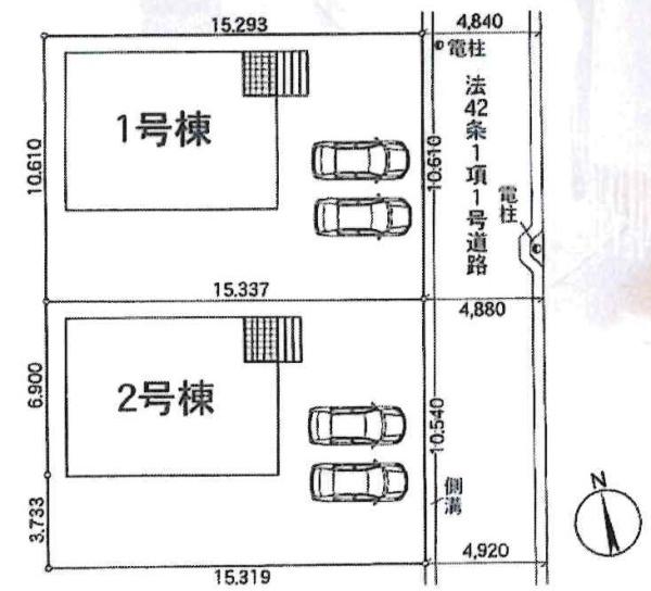 西尾市一色町一色第25　全2棟・1号棟
