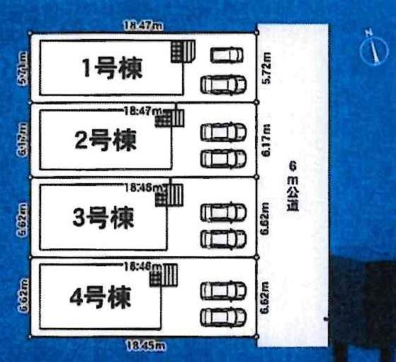 高浜市八幡町第7　全4棟・2号棟