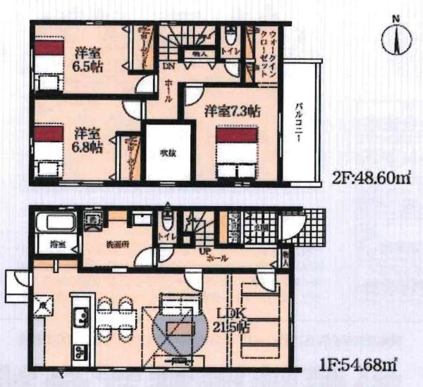 蒲郡市竹谷町第3　全3棟・3号棟