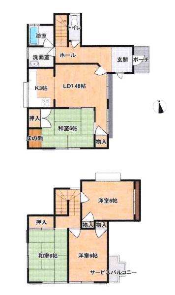 岡崎市上地１丁目の中古一戸建て