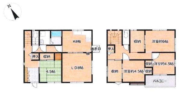 岡崎市福岡町字中西野の中古一戸建て