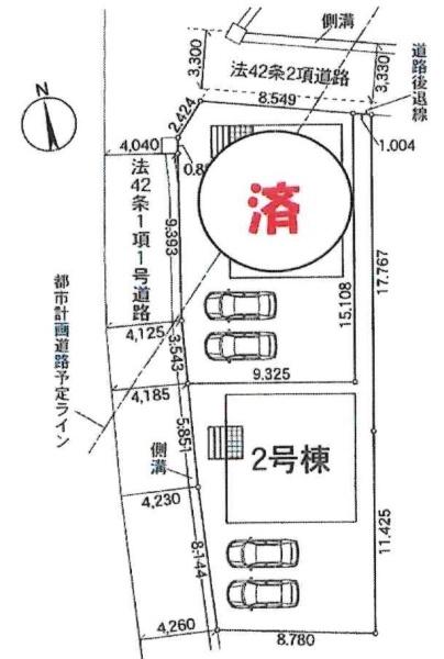 岡崎市福岡町第17　全2棟・2号棟
