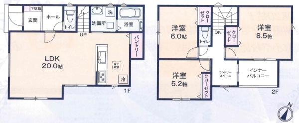 豊川蔵子1丁目24-1期　全1棟・1号棟