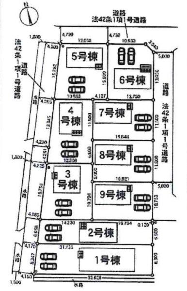 西尾市一色町松木島第6　全9棟・9号棟