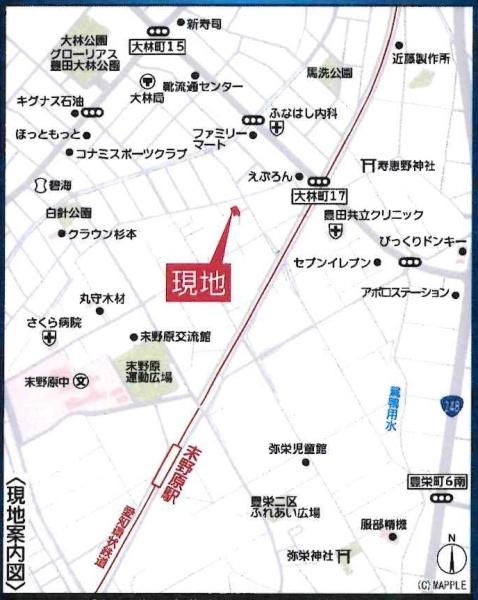 豊田市豊栄町第5　全2棟・1号棟