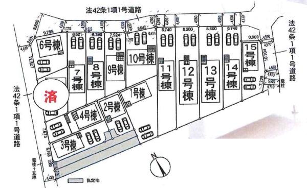西尾市一色町味浜第10　全15棟・13号棟