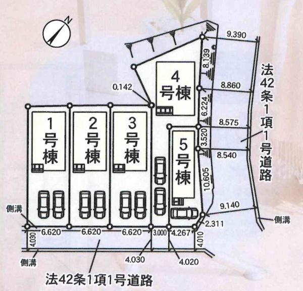 豊川市小田渕町第8　全5棟・5号棟